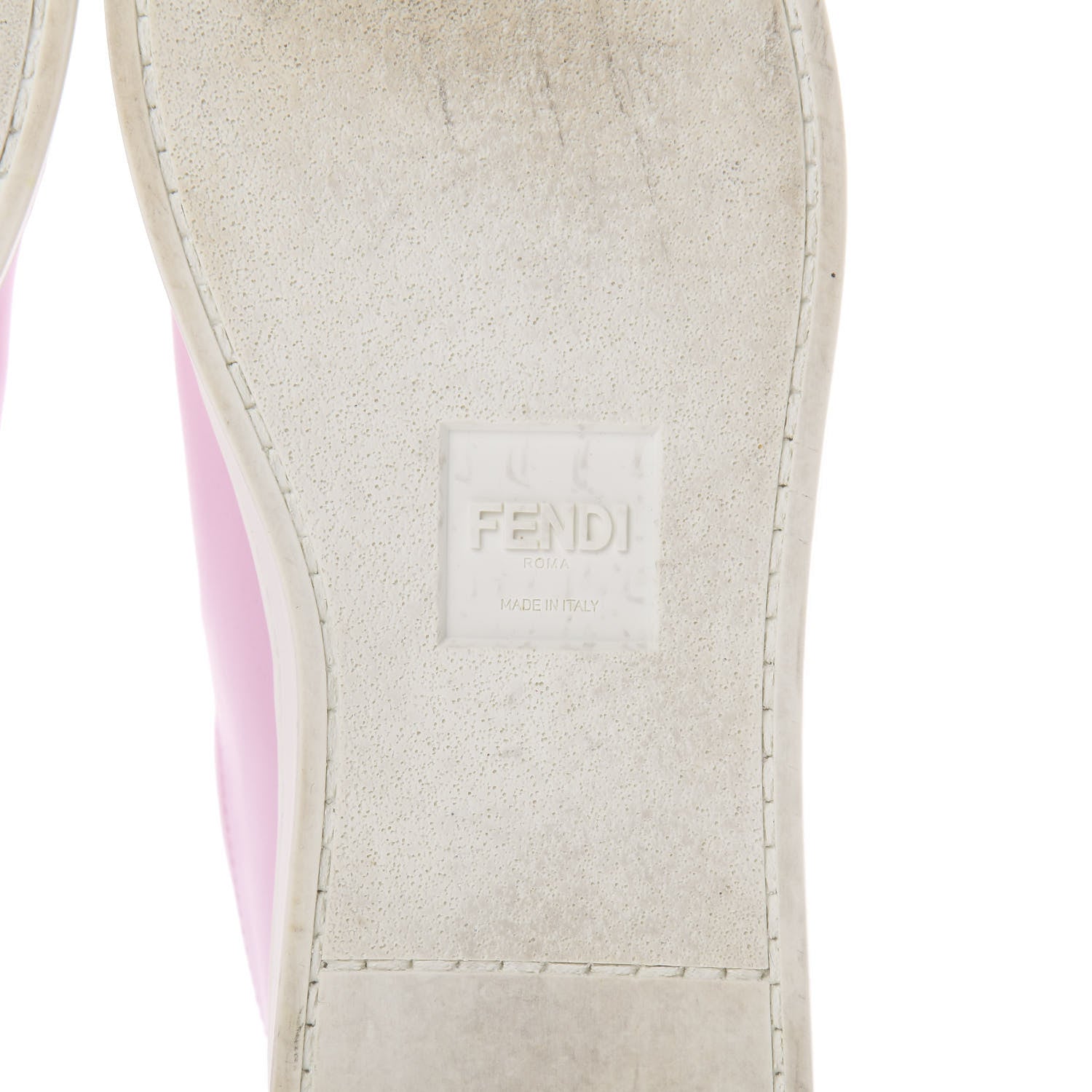 Fendi Vitello Lurex Rockoclick Slip On Sneakers 37 Lavanda 7 of 11