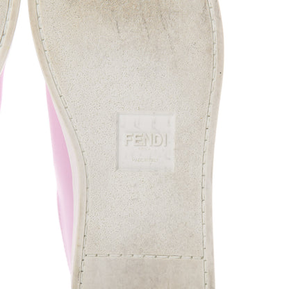 Fendi Vitello Lurex Rockoclick Slip On Sneakers 37 Lavanda 7 of 11