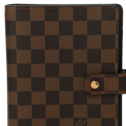 Louis Vuitton Damier Ebene Medium Ring Agenda Cover 7 of 9