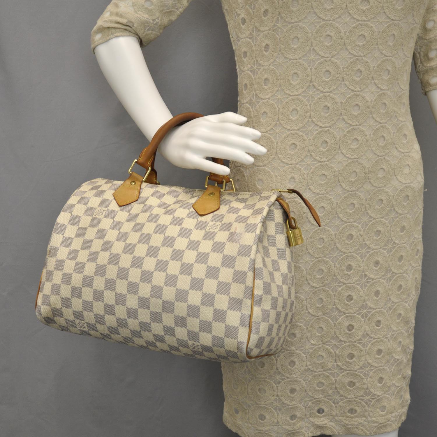 Louis Vuitton Damier Azur Speedy 30 2 of 12