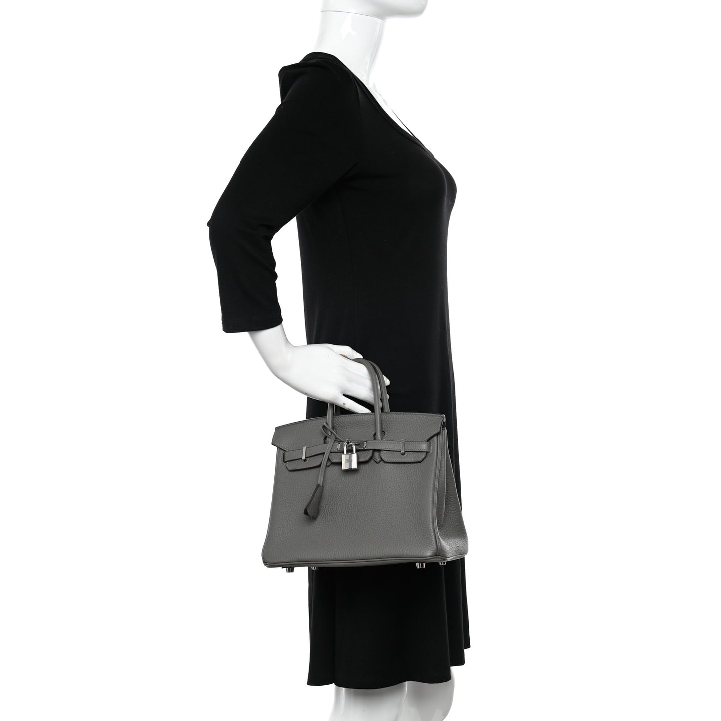 Togo Birkin 25 Gris Meyer