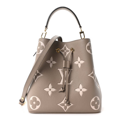Louis Vuitton Empreinte Monogram Giant Neonoe MM Tourterelle Creme 1 of 10