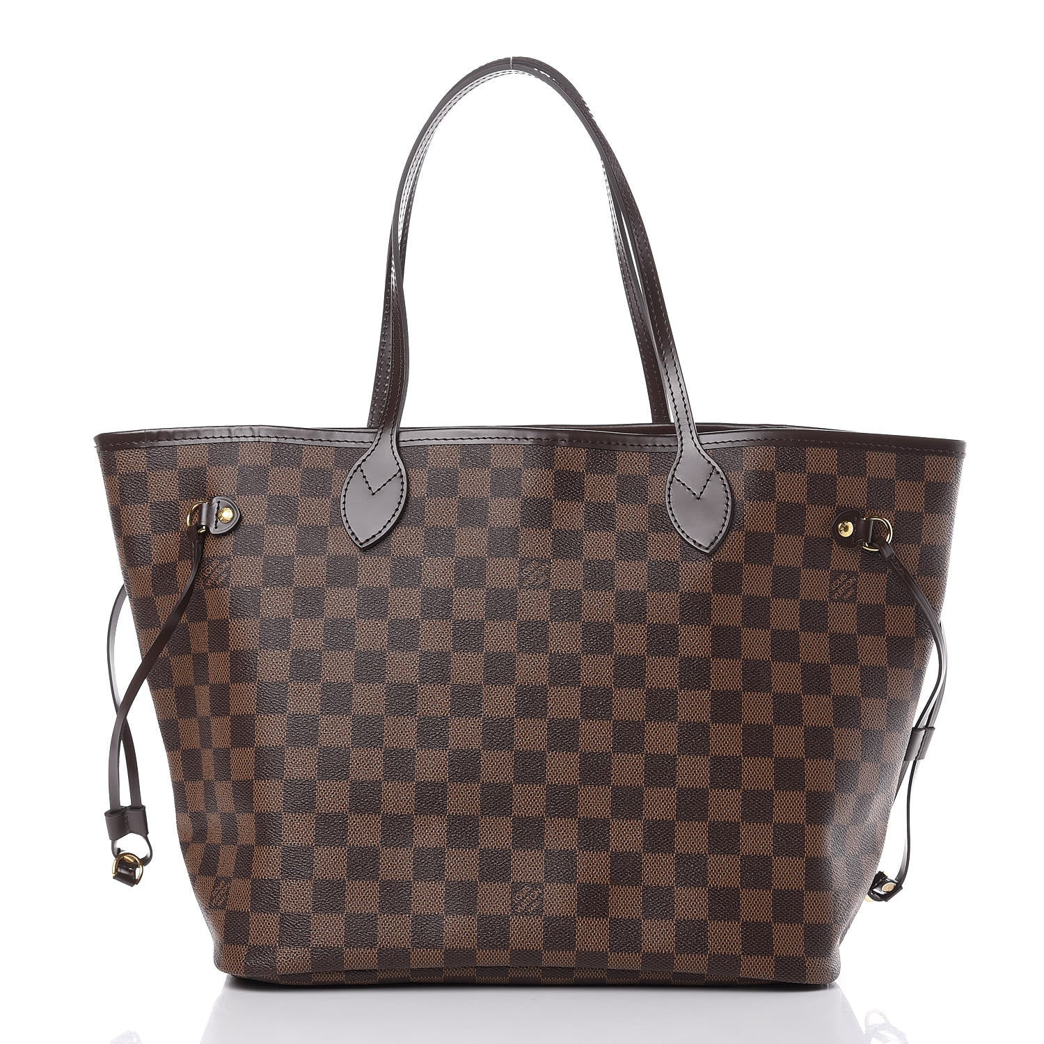 Louis Vuitton Damier Ebene Neo Neverfull MM Rose Ballerine 3 of 11