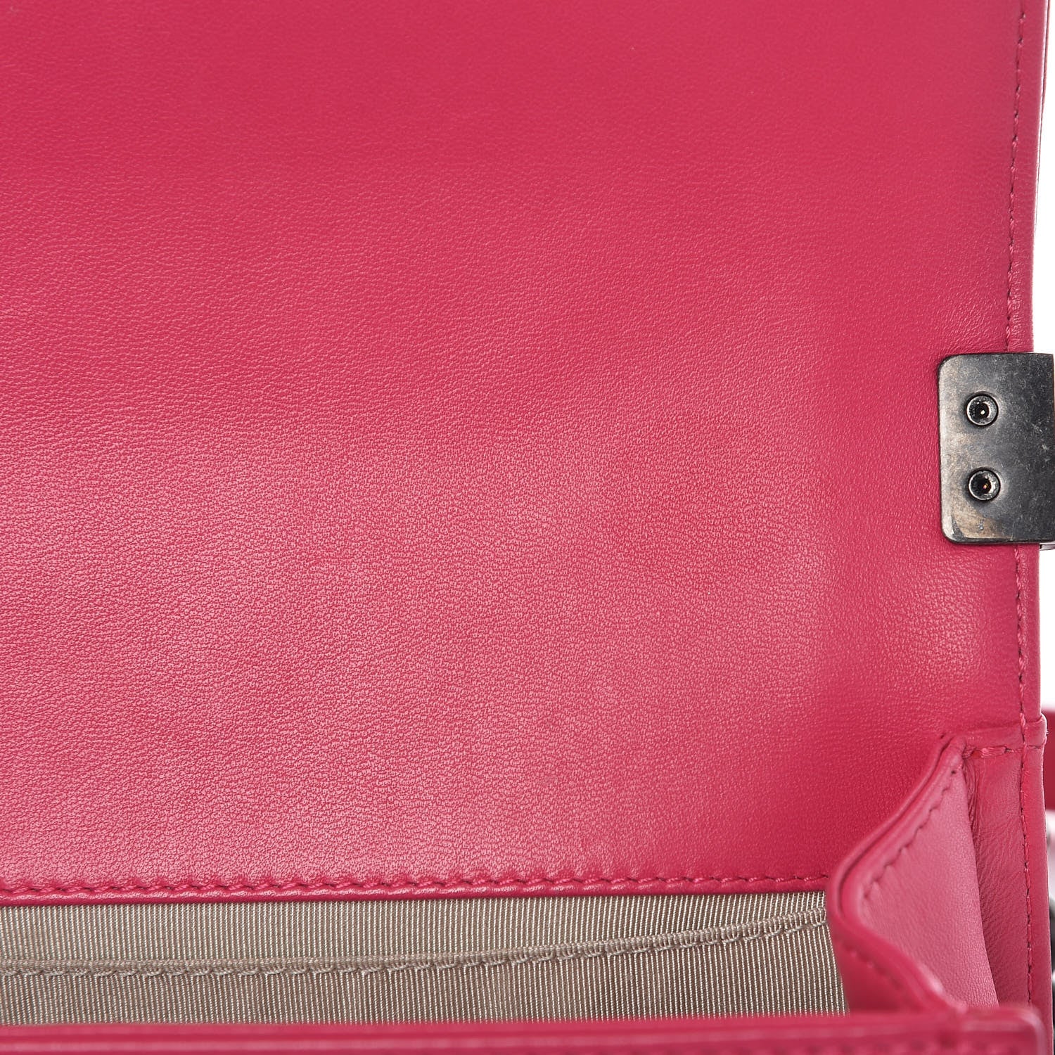 Chanel Lambskin Quilted Small Boy Flap Dark Pink 8 of 17