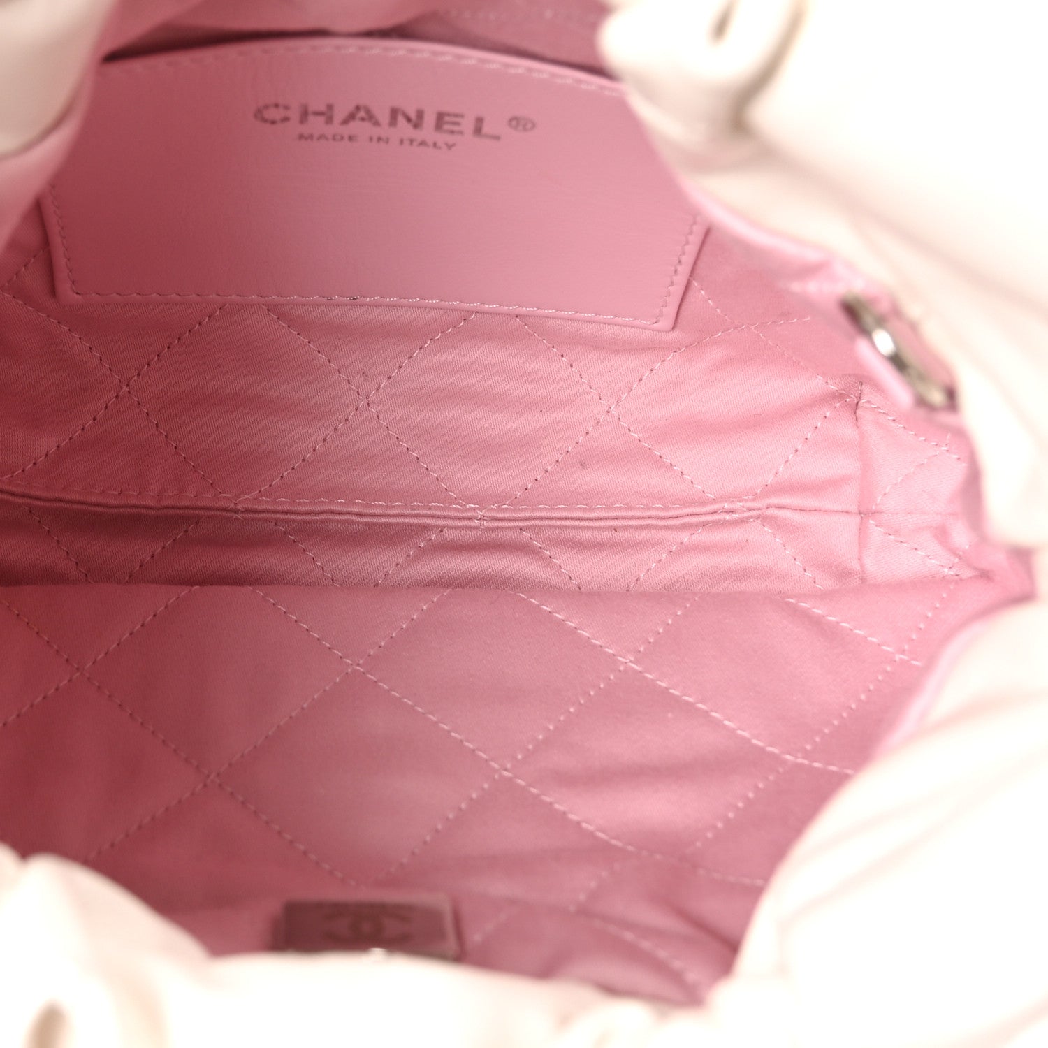 Chanel Patent Gradient Calfskin Quilted Mini Chanel 22 White Light Pink 5 of 10