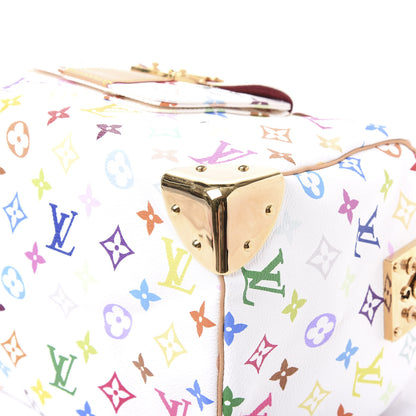 Louis Vuitton Monogram Multicolor Speedy 30 White 7 of 10