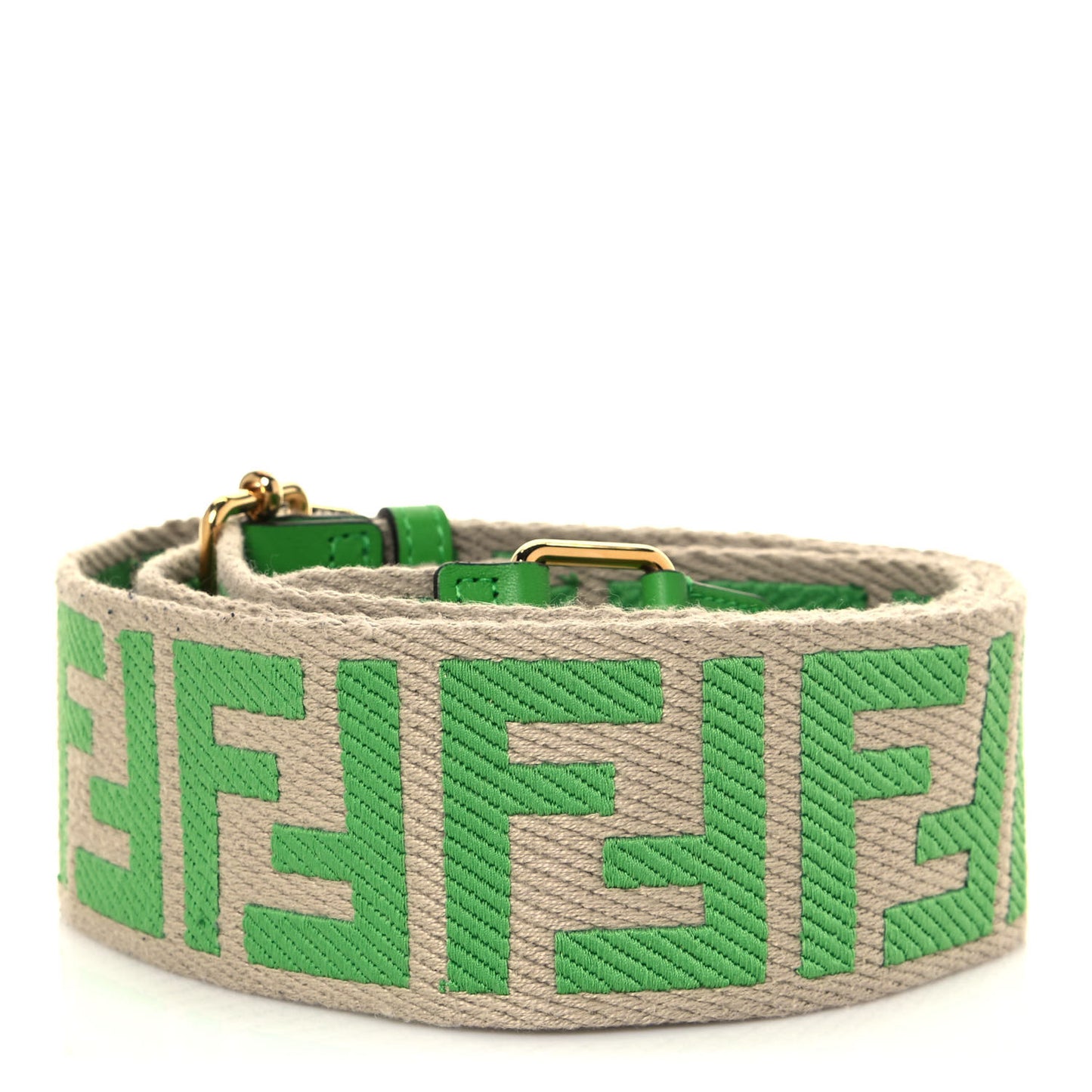 Canvas Calfskin FF 1974 Strap You Green