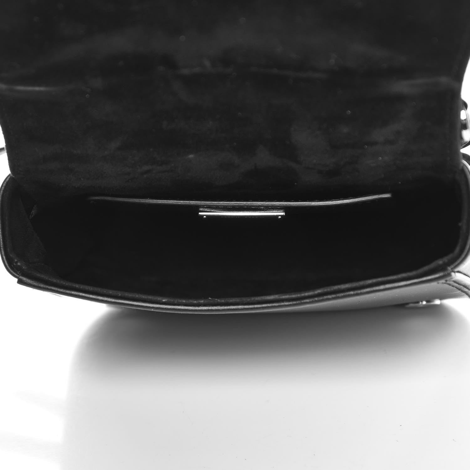 Miu Miu Velluto Soft Calf Studded Dahlia Shoulder Bag Black 5 of 15