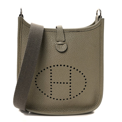 Hermes Taurillon Clemence Amazone Evelyne TPM Sauge 1 of 9
