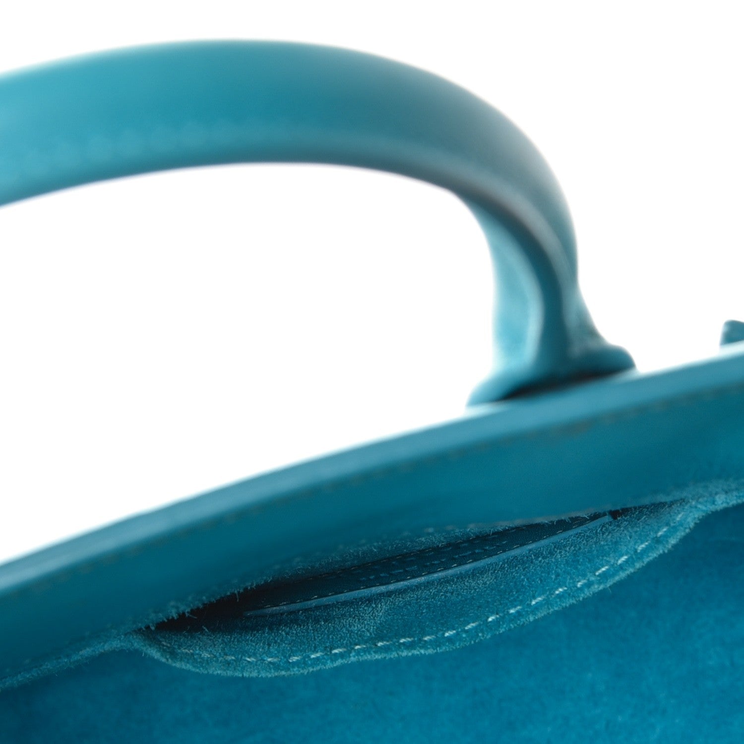 Saint Laurent Calfskin Nano Sac De Jour Turquoise 7 of 16