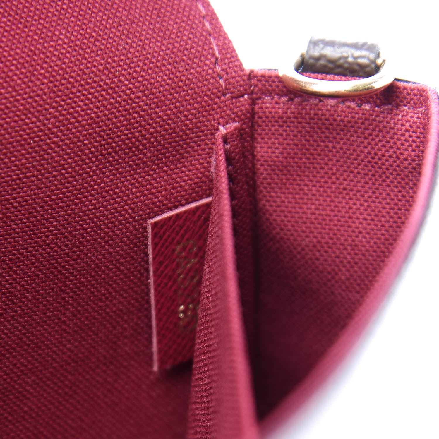 Louis Vuitton Monogram Pochette Felicie Chain Wallet Fuchsia 9 of 9