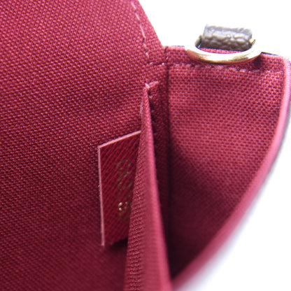 Louis Vuitton Monogram Pochette Felicie Chain Wallet Fuchsia 9 of 9