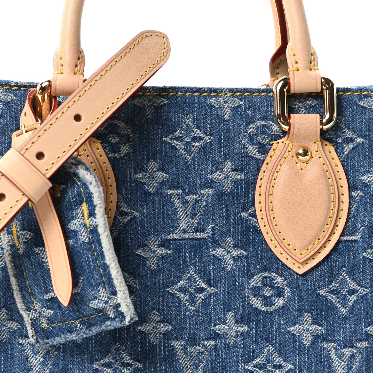 Monogram Denim Onthego PM Blue
