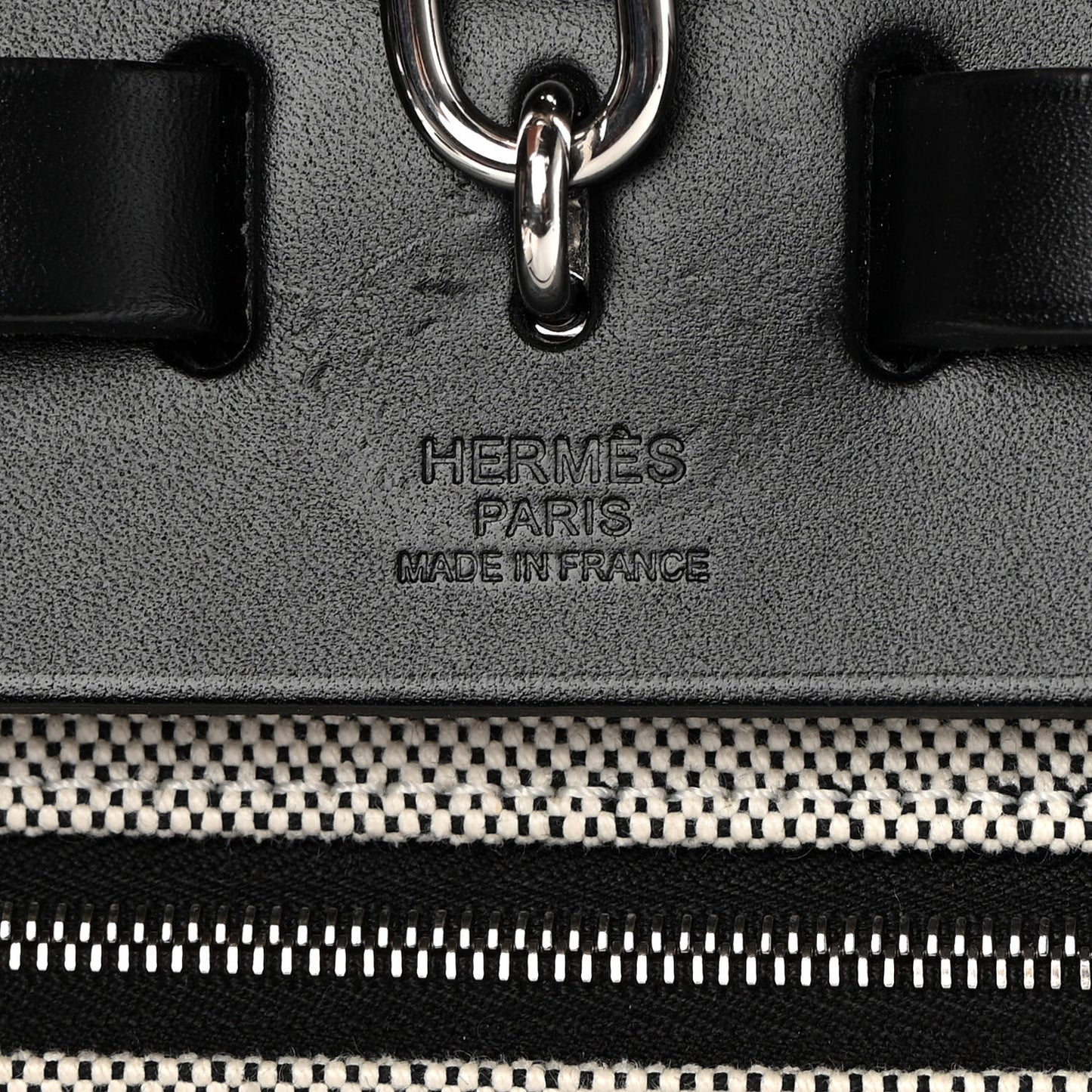 Toile H Berline Vache Hunter Herbag Zip PM 31 Black Ecru