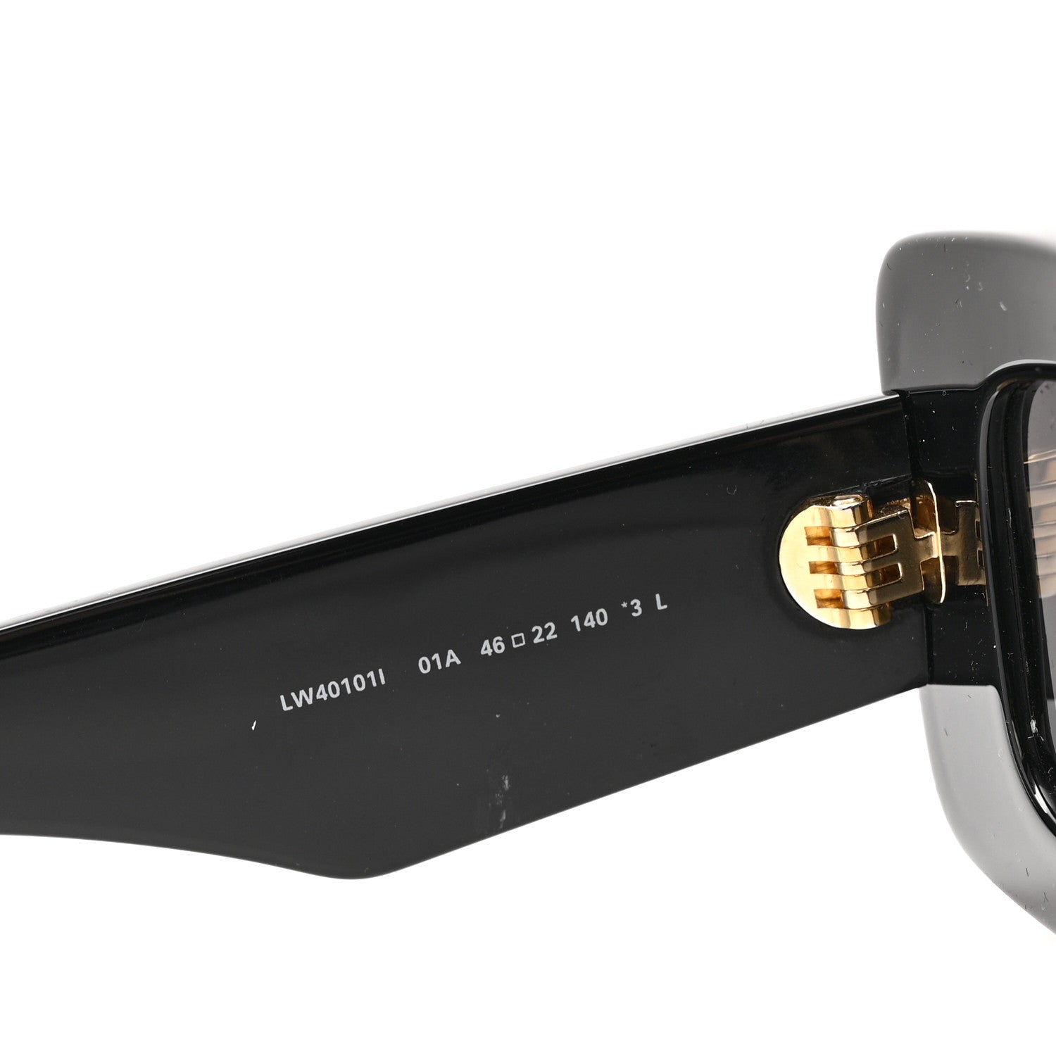 Loewe Acetate Rectangular Sunglasses LW40101I Black 6 of 7