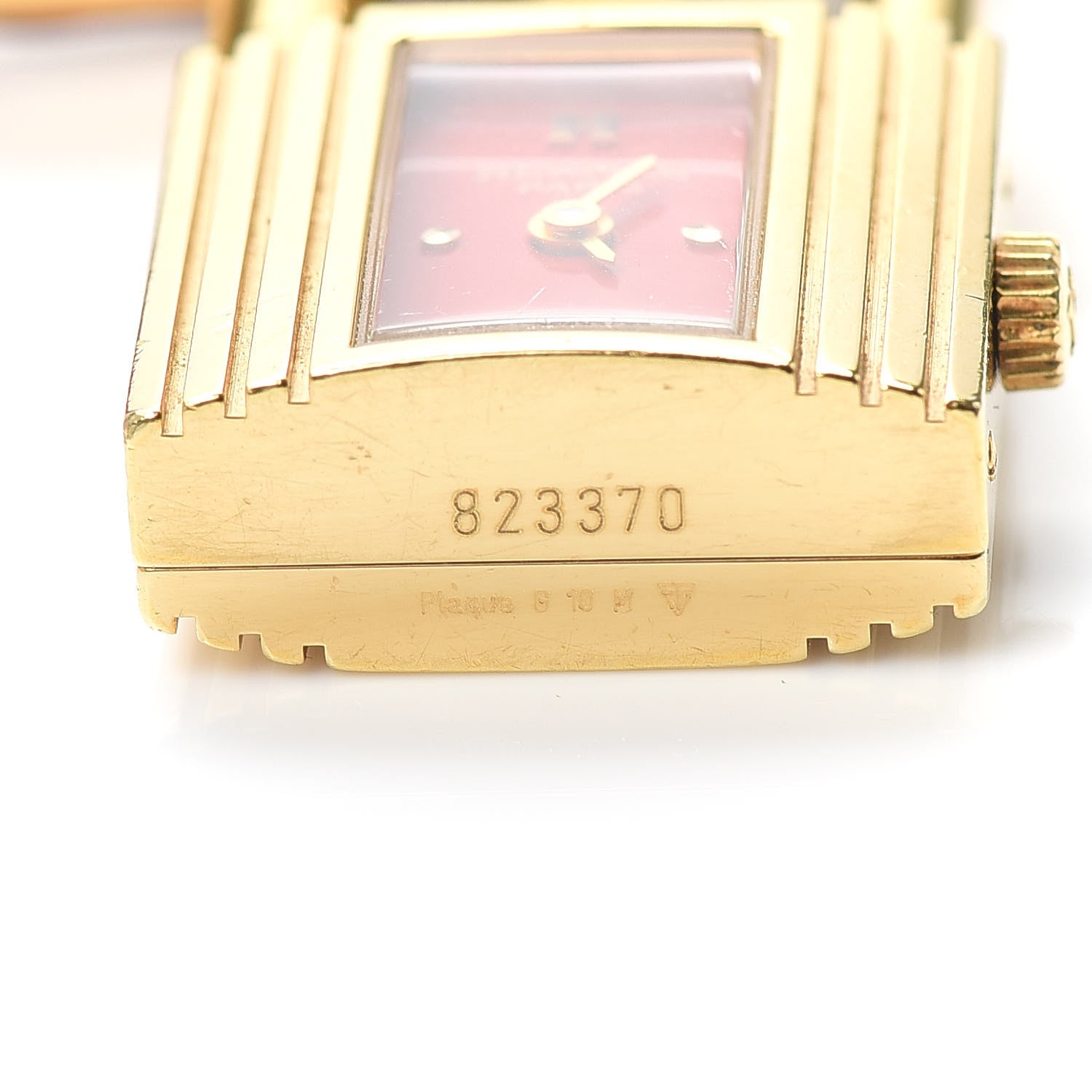 Hermes Stainless Steel Lizard 20mm Kelly Cadena Quartz Watch Rouge Moyen 3 of 6