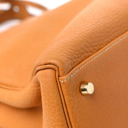 Hermes Fjord Kelly Retourne 35 Natural Sable 10 of 19