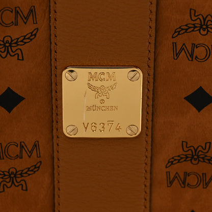 MCM Visetos Large Liz Reversible Shopper Tote Cognac 6 of 16