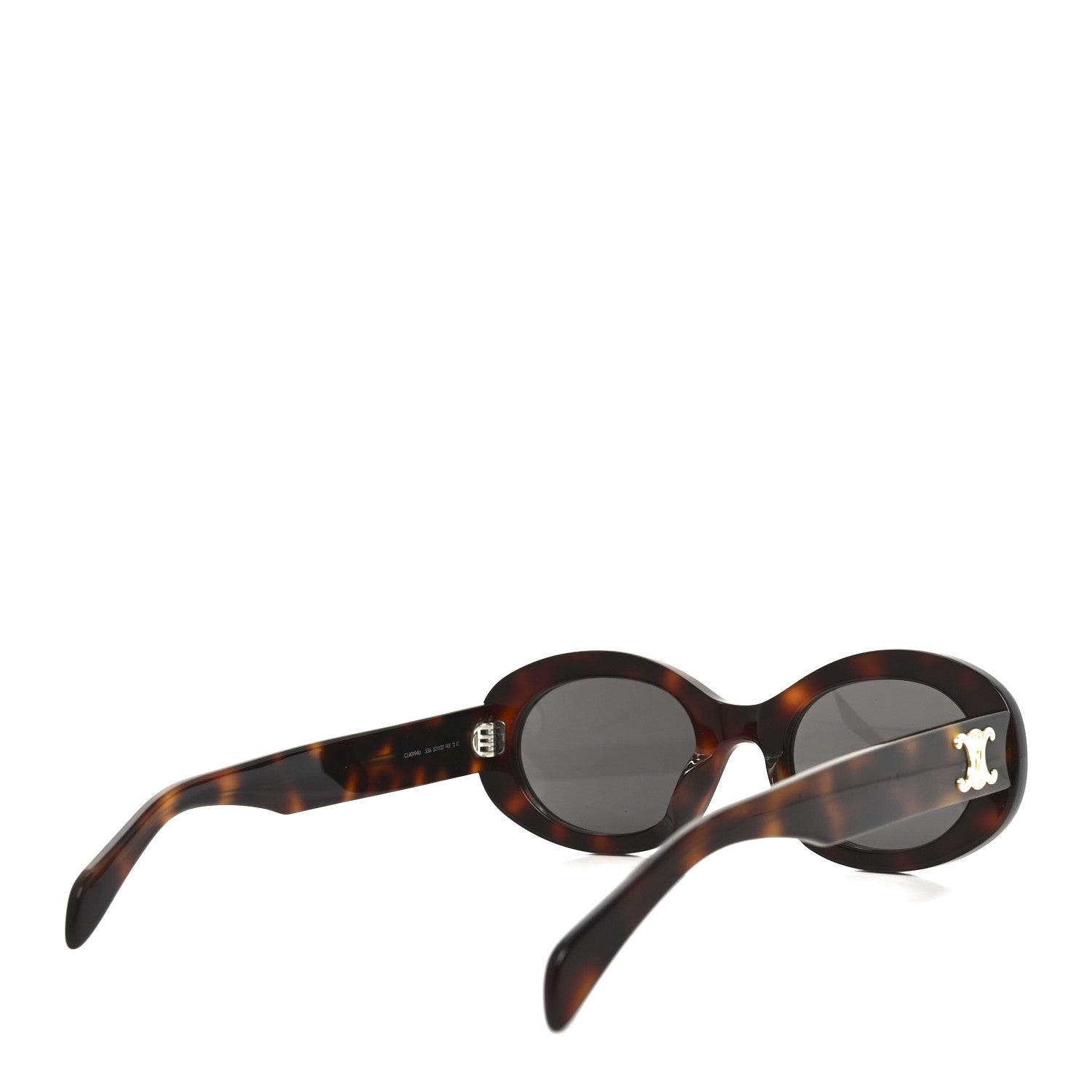 Celine Acetate Triomphe 01 Sunglasses CL 40194U Tortoise 7 of 14