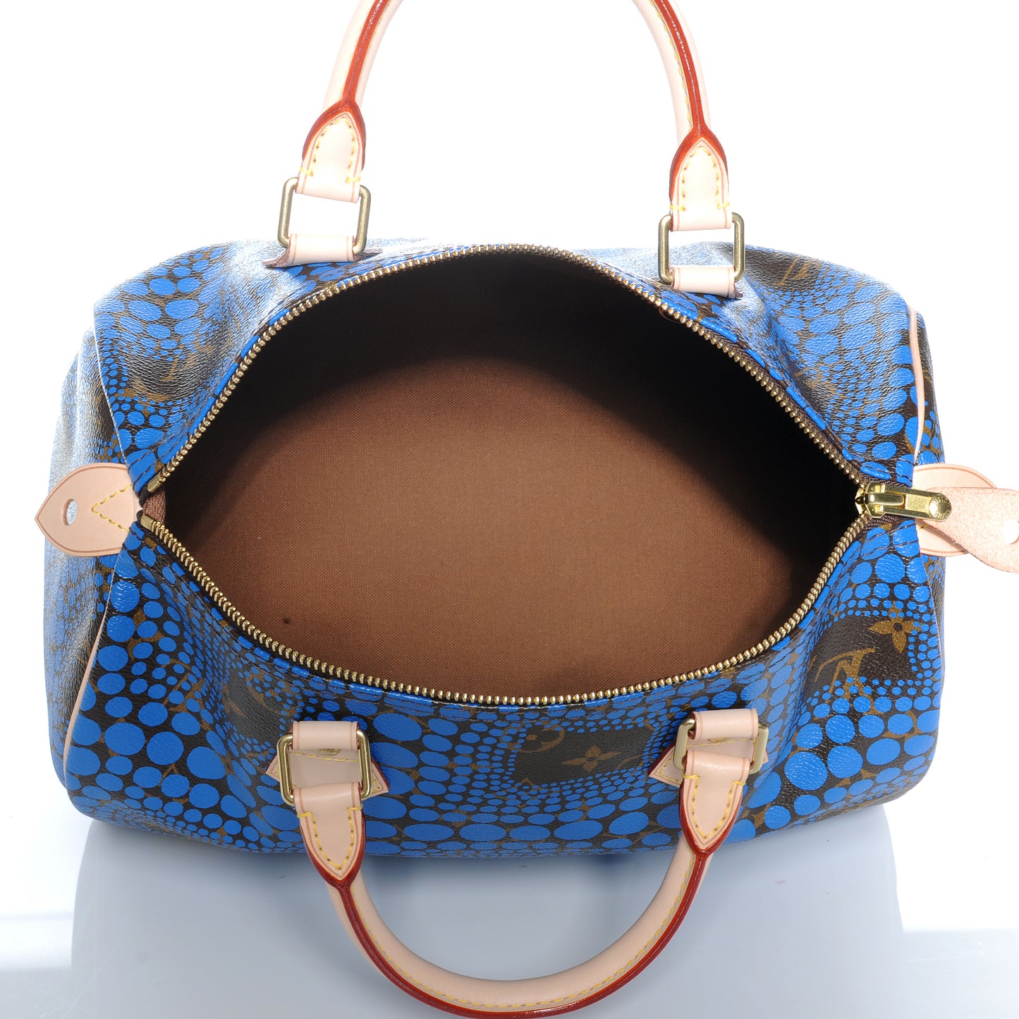 Monogram Kusama Town Speedy 30 Blue