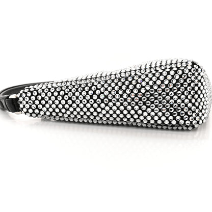 Prada Satin Crystal Triangle Pouch Cristal 9 of 14