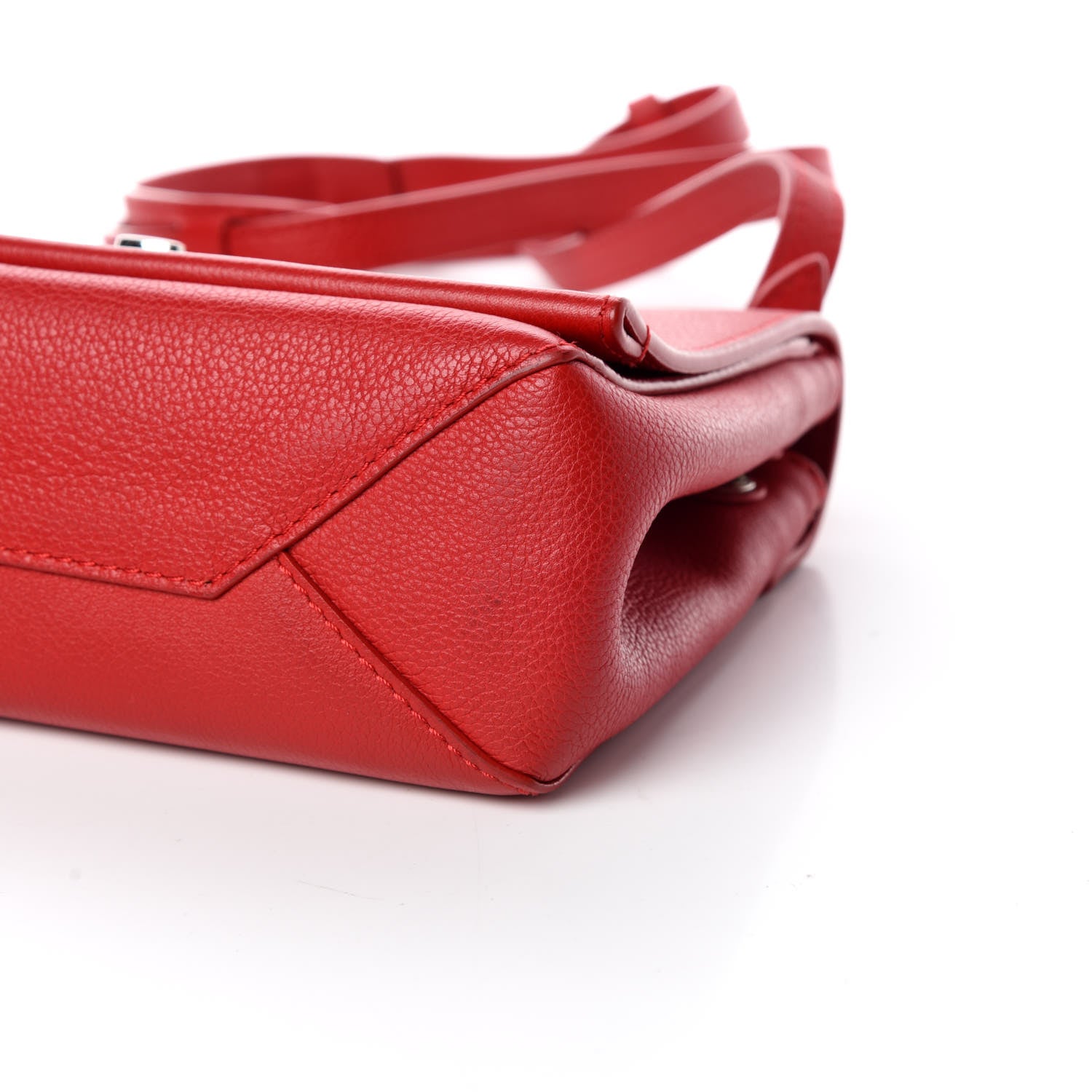 Louis Vuitton Calfskin Lockme II Chain Bag BB Rubis 6 of 13