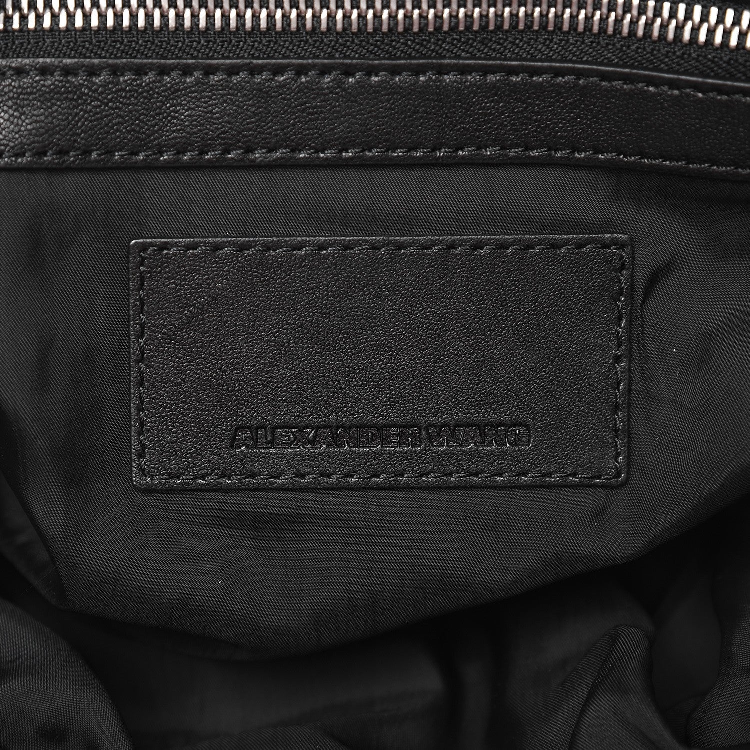 Alexander Wang Lambskin Marti Backpack Washed Black Nikel Hardware 8 of 10