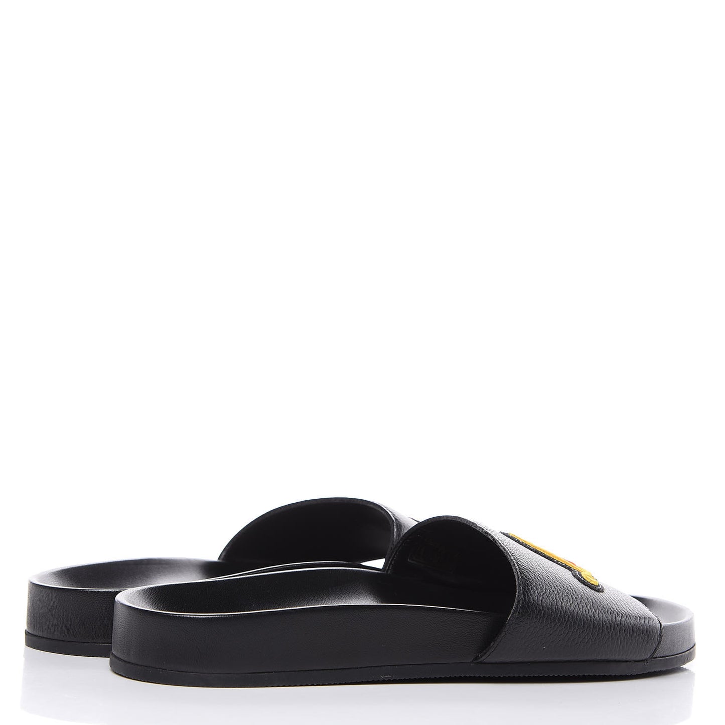 Calfskin Mens New Wave Mirabeau Flat Mules 8 Black