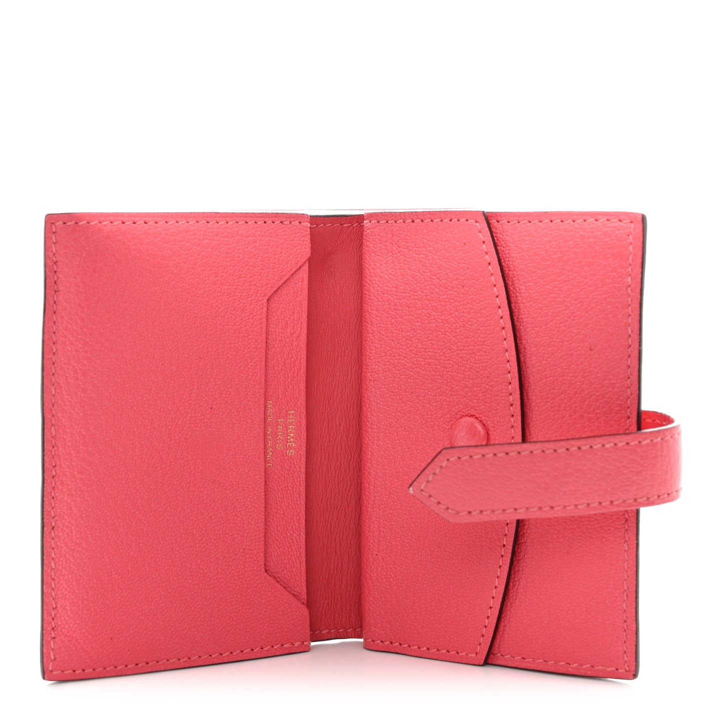 Chevre Mysore Mini Bearn Wallet Rose Lipstick