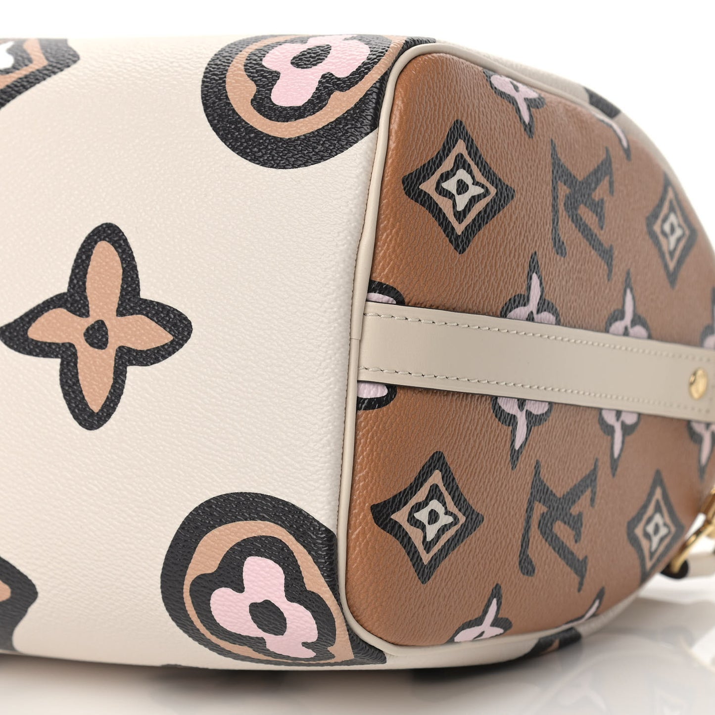 Monogram Giant Wild At Heart Speedy Bandouliere 25 Creme