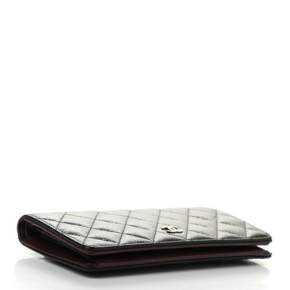 Chanel Caviar Quilted Yen Wallet Black 4 of 11