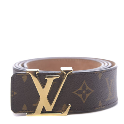Louis Vuitton Monogram 40mm LV Initiales Belt 110 44 1 of 10