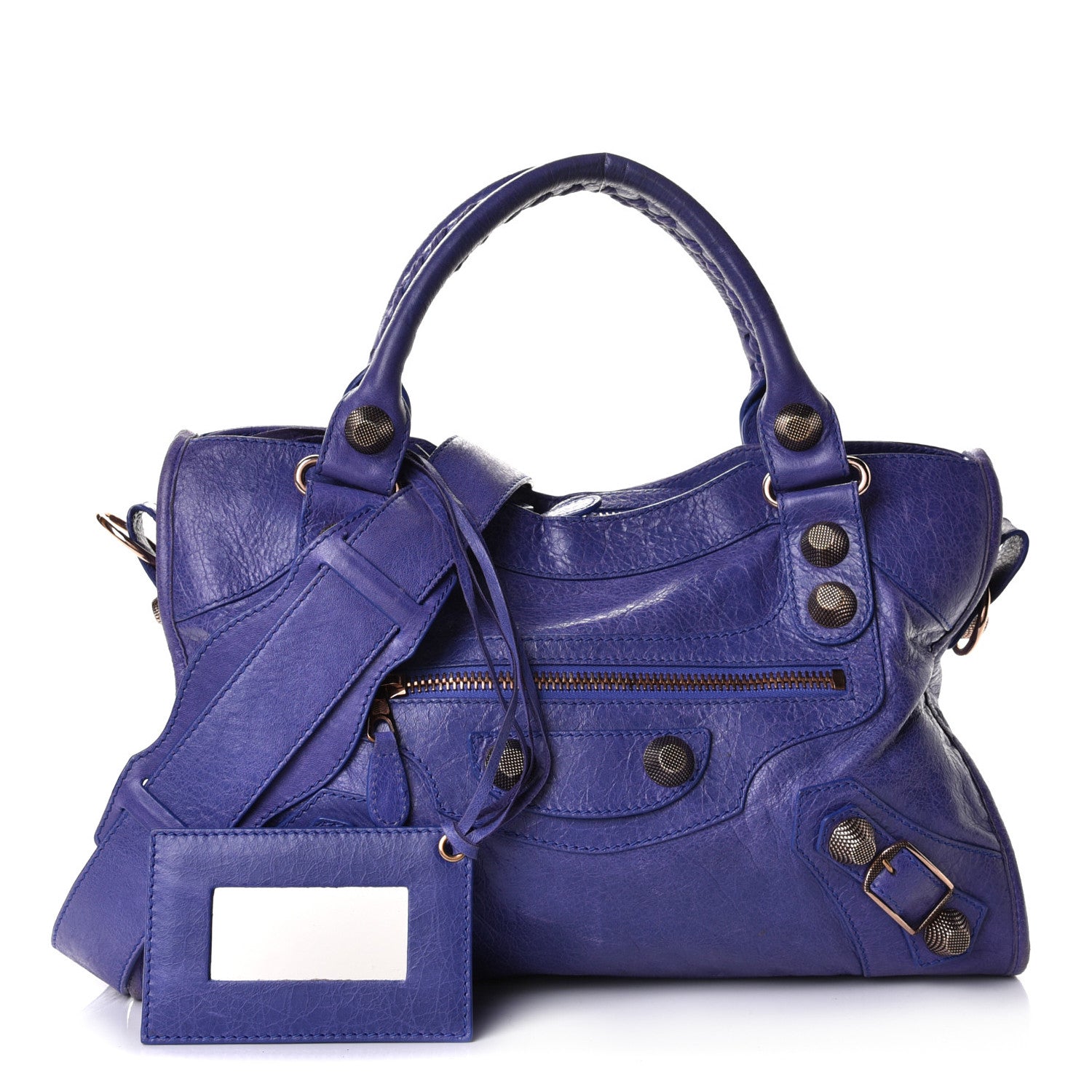 Balenciaga Agneau Giant 21 Rose Gold Hardware City Bleu Lavande 1 of 7