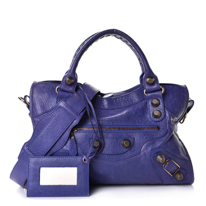 Balenciaga Agneau Giant 21 Rose Gold Hardware City Bleu Lavande 1 of 7