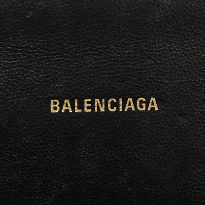 Balenciaga Metallic Calfskin Crocodile Embossed Hourglass Top Handle Bag XS Gold 6 of 14