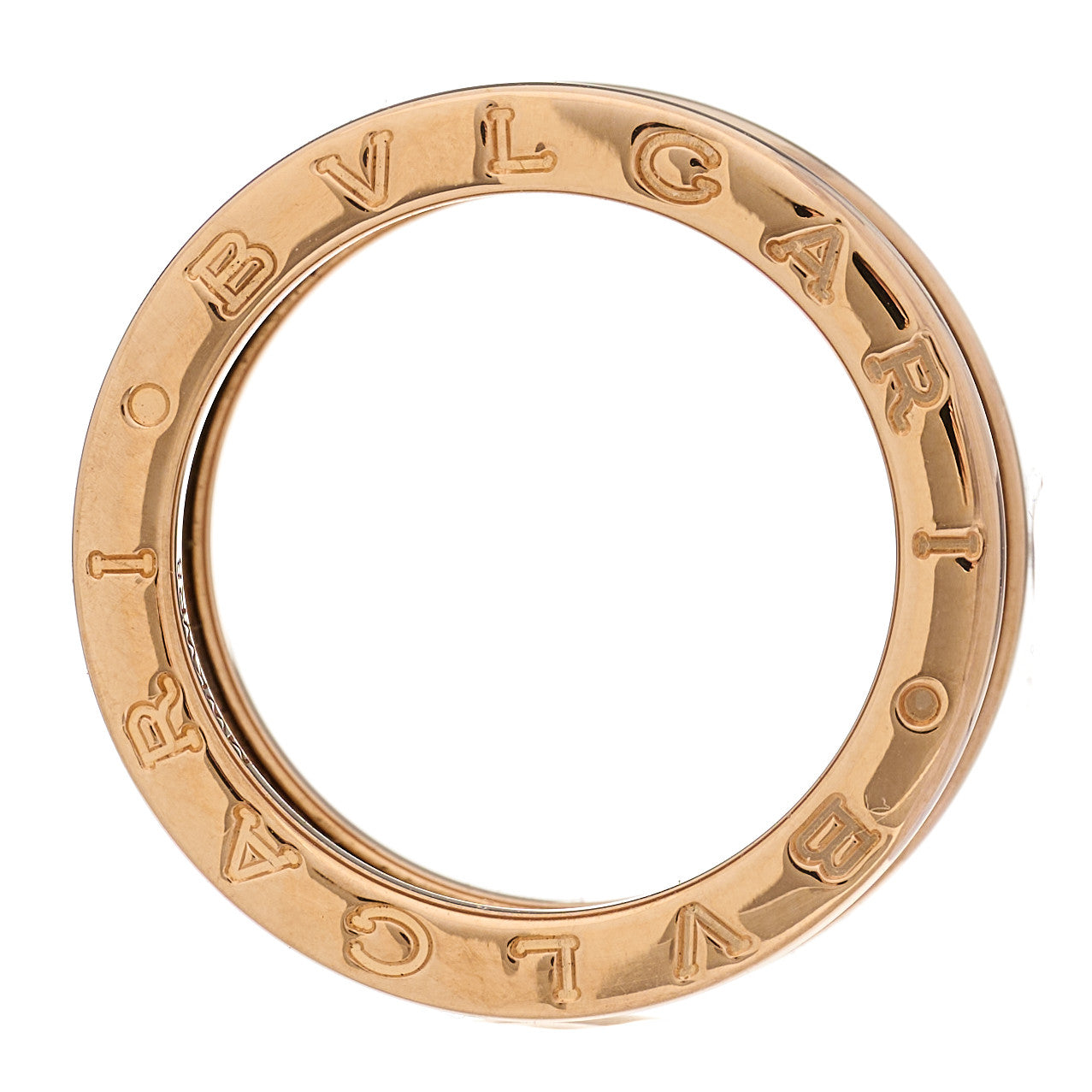 18K Rose Gold B.Zero1 Three-Band Ring 52 6