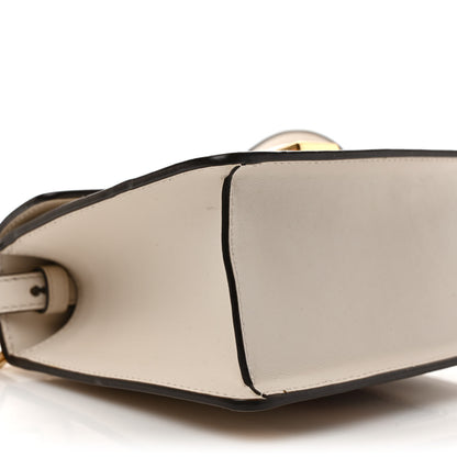 Gucci Calfskin Mini Sylvie Top Handle Bag White 9 of 13