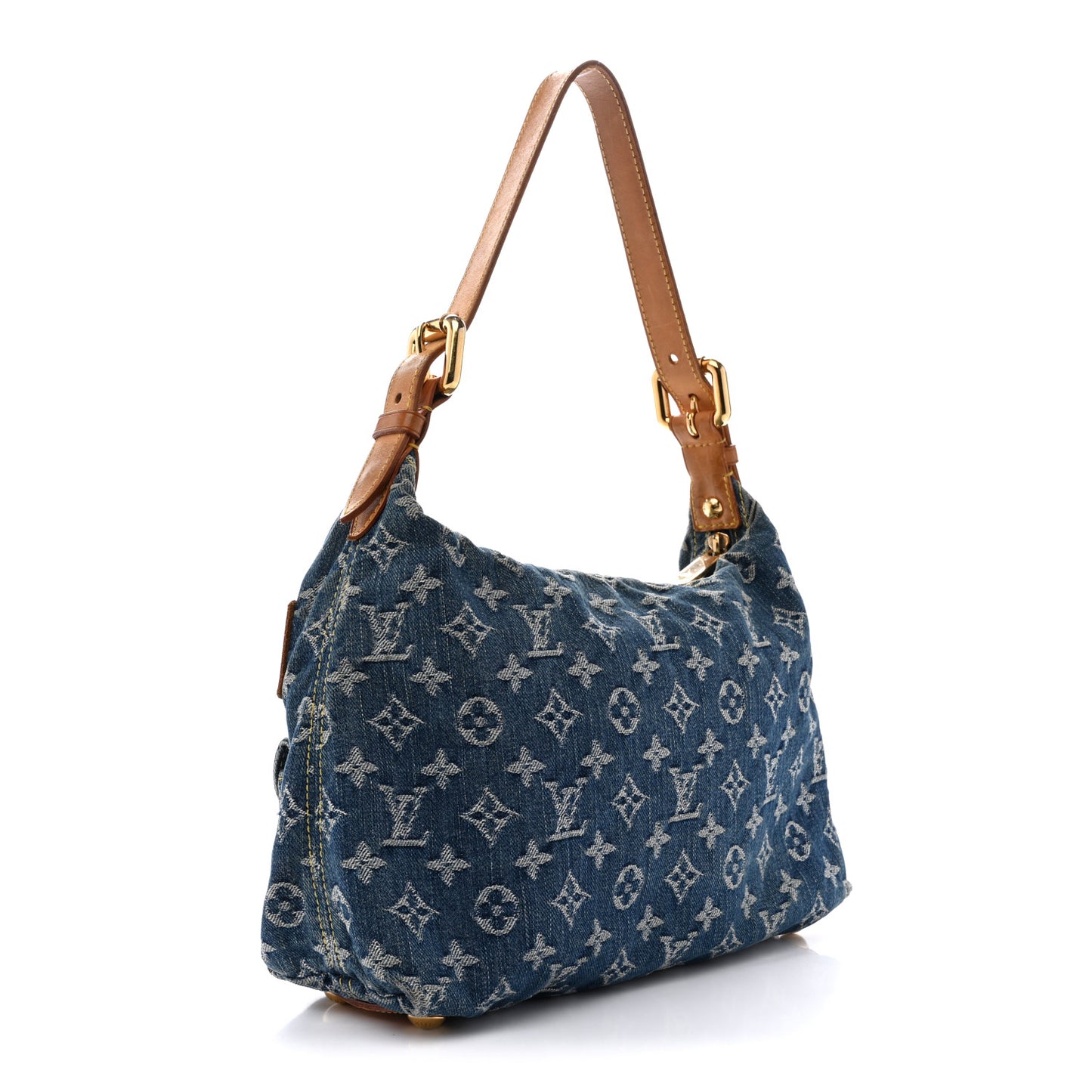 Monogram Denim Baggy PM Blue