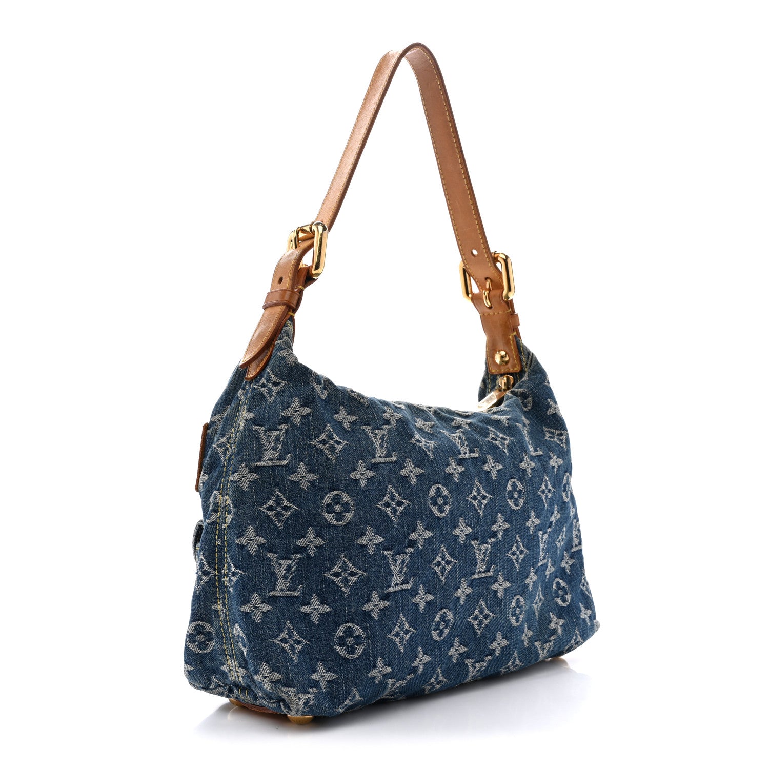 Louis Vuitton Monogram Denim Baggy PM Blue 3 of 12