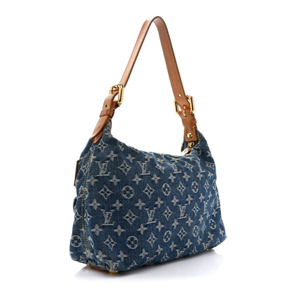 Louis Vuitton Monogram Denim Baggy PM Blue 3 of 12