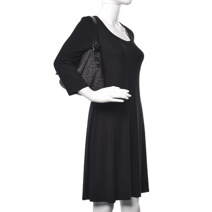 Fendi Wool Zucca Mama Baguette Grey 2 of 10