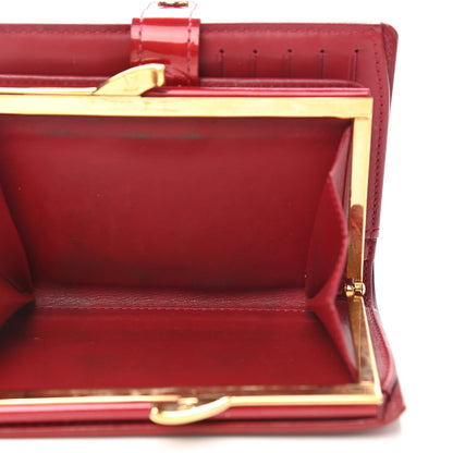Louis Vuitton Vernis French Purse Wallet Pomme d'Amour 5 of 8