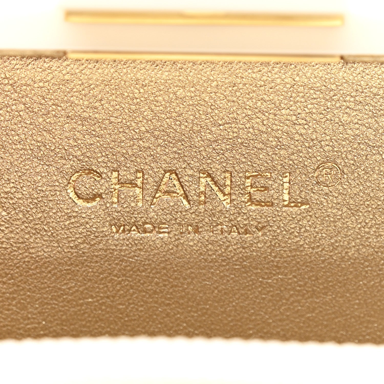 Chanel Plexiglass Boy Brick Havana by Night Clutch White Black