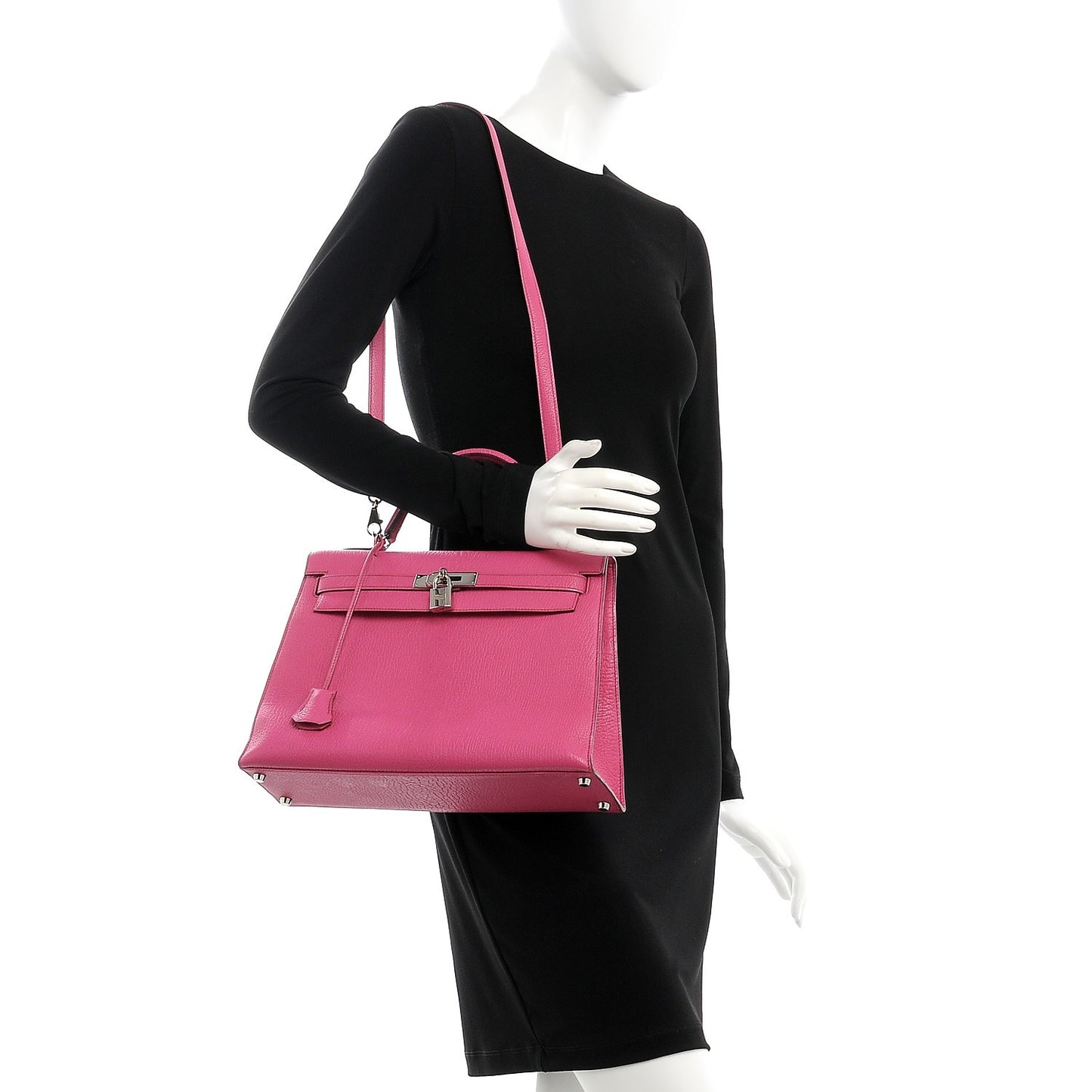 Chevre De Coromandel Kelly Sellier 32 Fuchsia