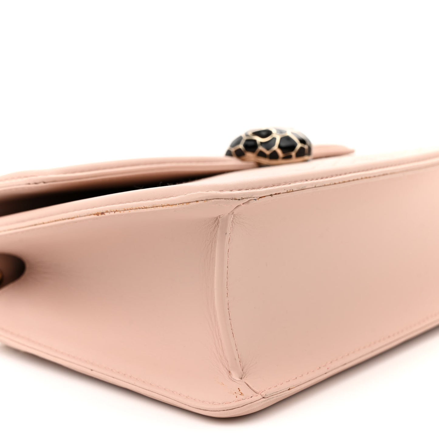 Nappa Quilted Calfskin Serpenti Forever Diamond Blast Shoulder Bag Crystal Rose