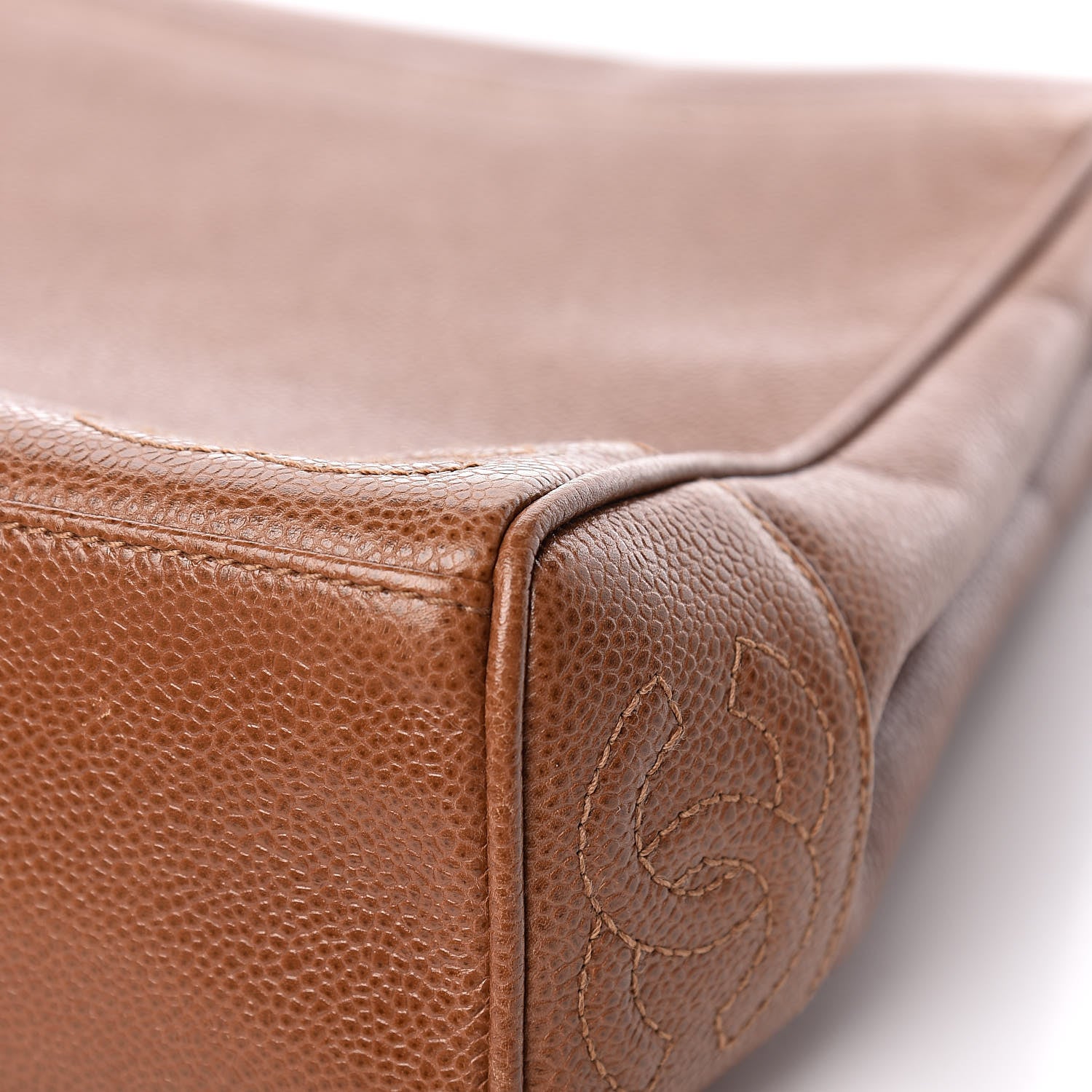 Chanel Caviar CC Shoulder Bag Brown 11 of 20