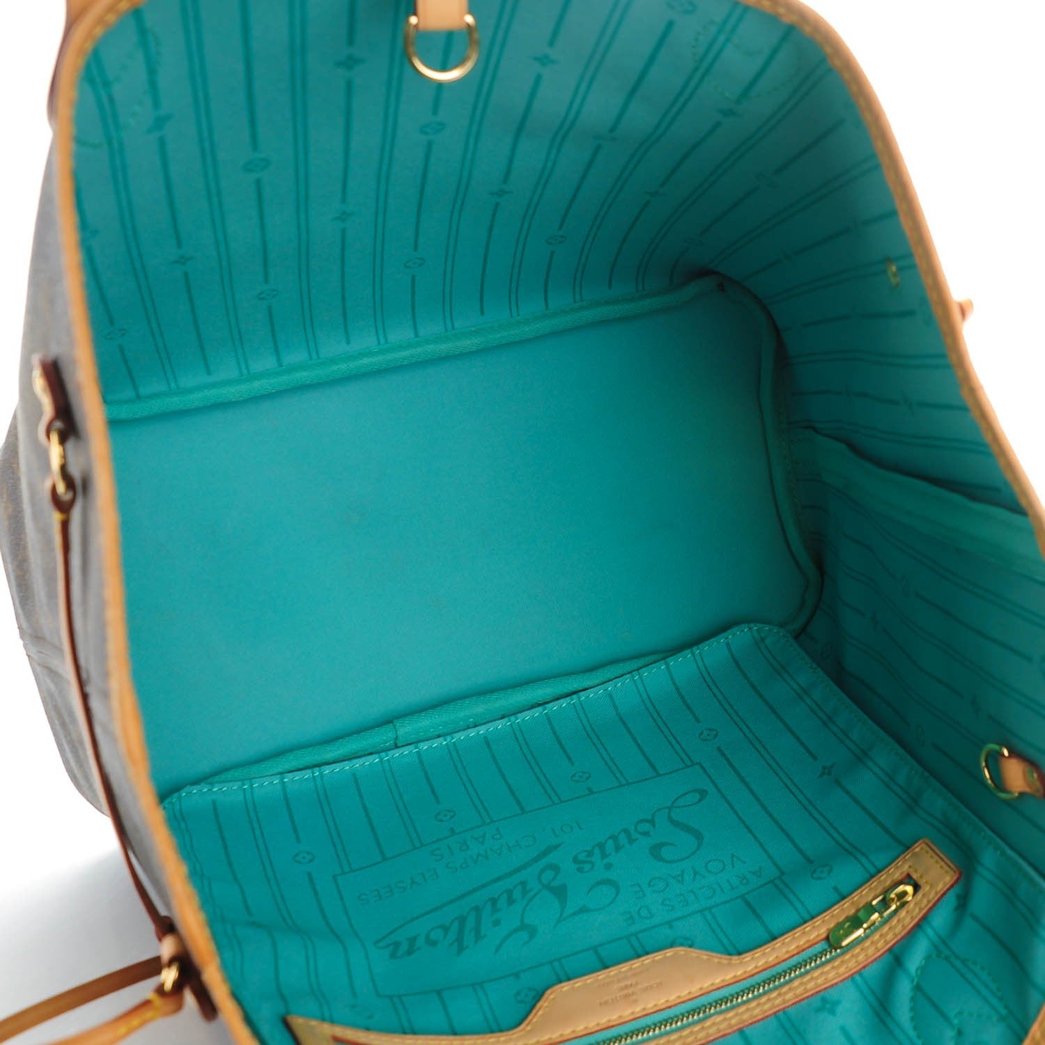 Louis Vuitton Monogram My LV Heritage Neverfull MM Vert Clair Violet 5 of 8