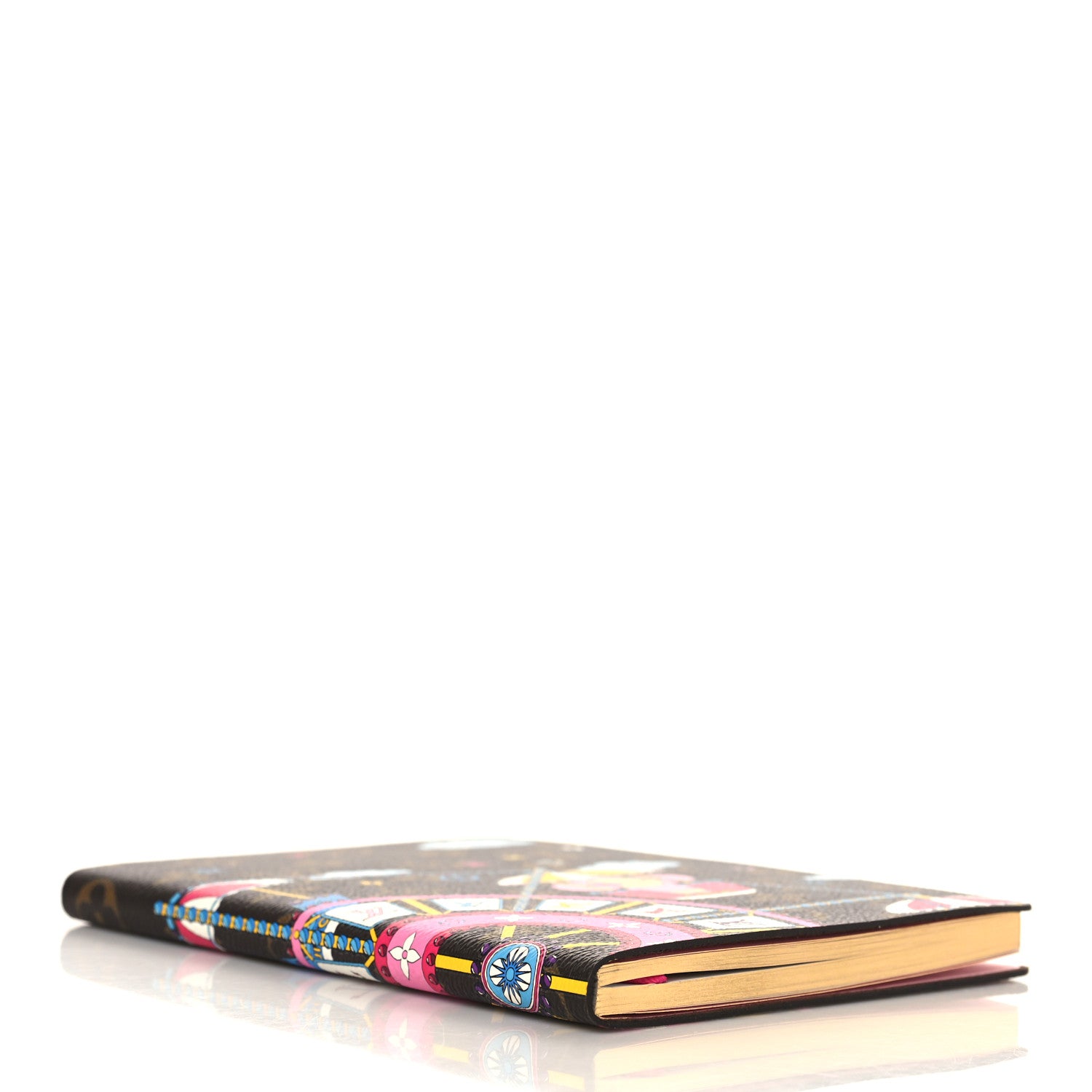 Louis Vuitton Monogram 2020 Christmas Animation Big Wheel Notebook MM Rose Ballerine 4 of 6