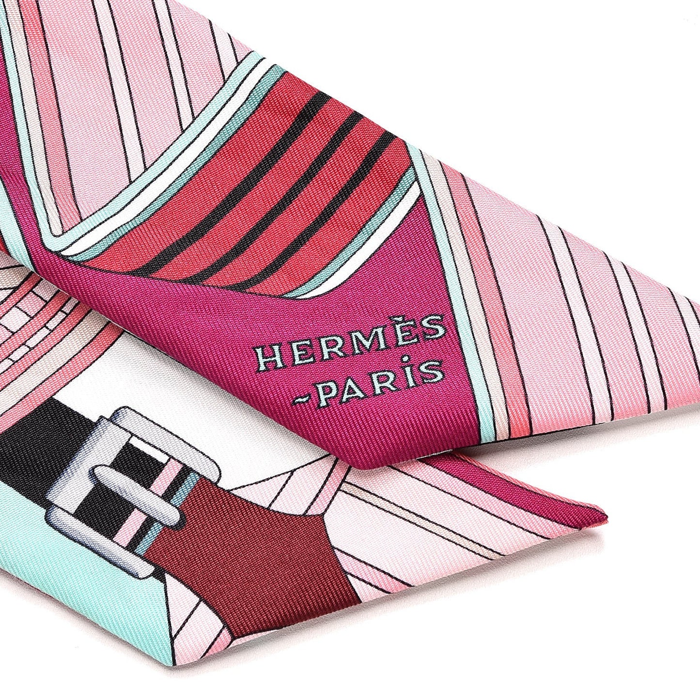 Silk Sangles En Zigzag Twilly