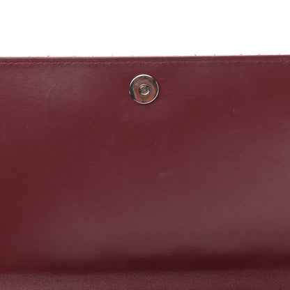 Christian Dior Patent Cannage Rendezvous Chain Wallet Red 9 of 11